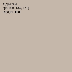 #C6B7AB - Bison Hide Color Image